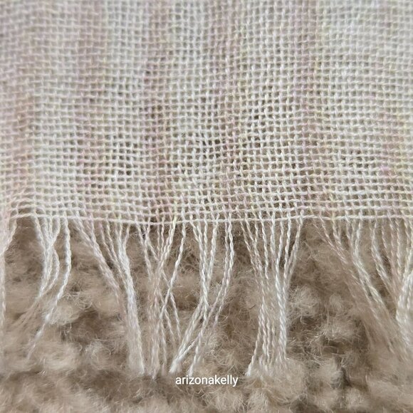 Kinross Silk & Cashmere Lightweight Scarf in Neutral Colors - Picture 3 of 11